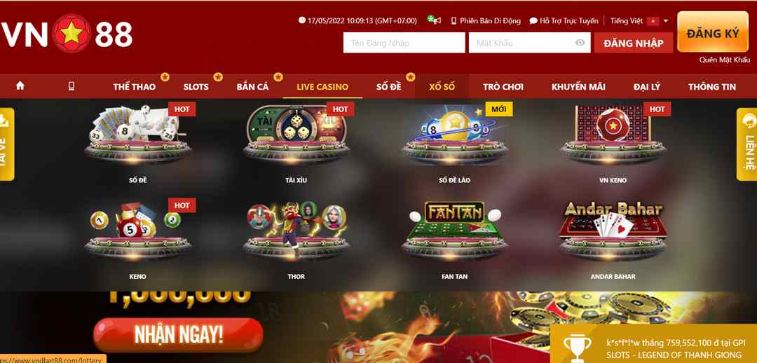 VN88 - Nhà cái cá cược trực tuyến dành cho game thủ Việt